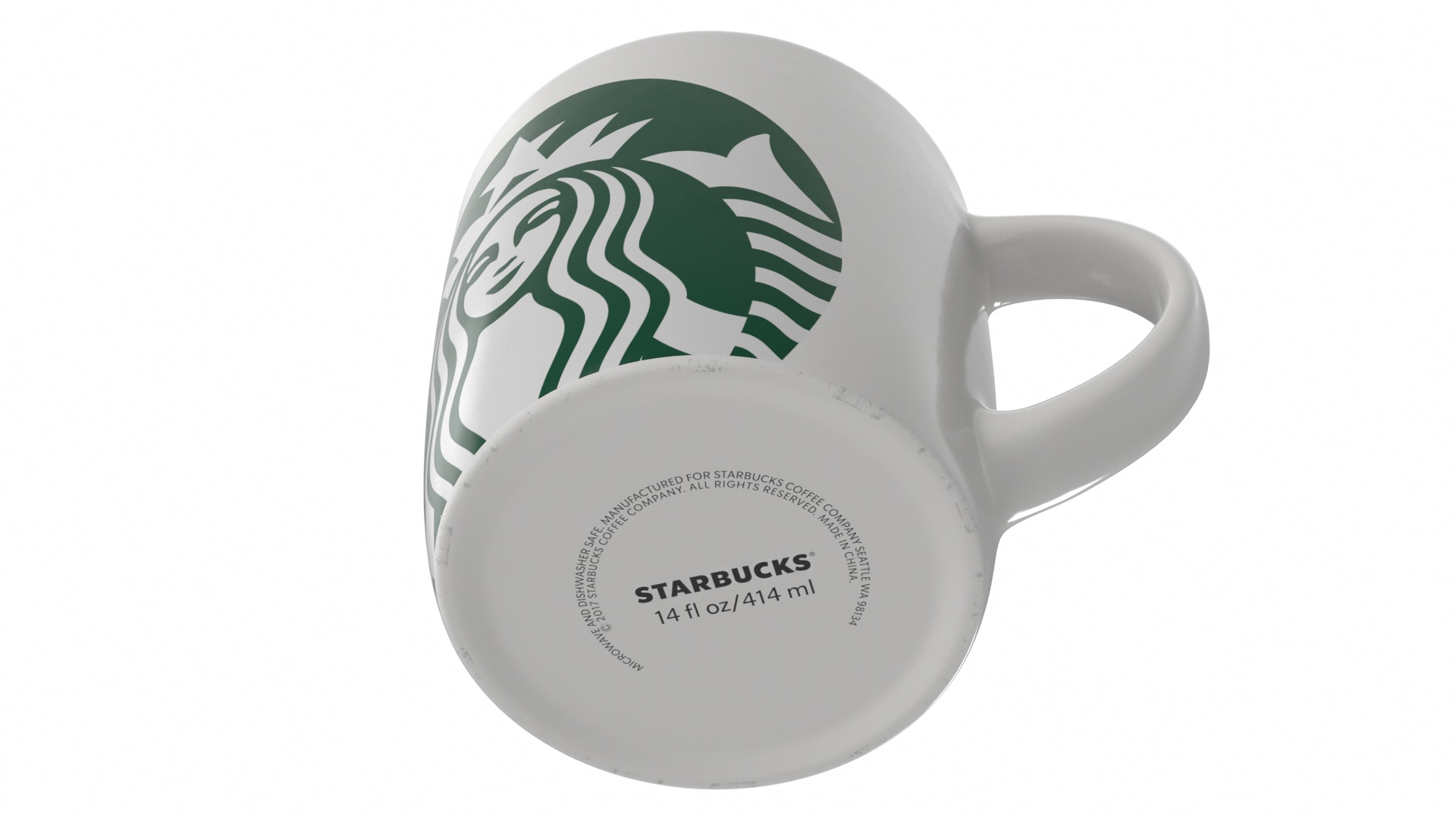 3D Mug of Coffee Starbucks model