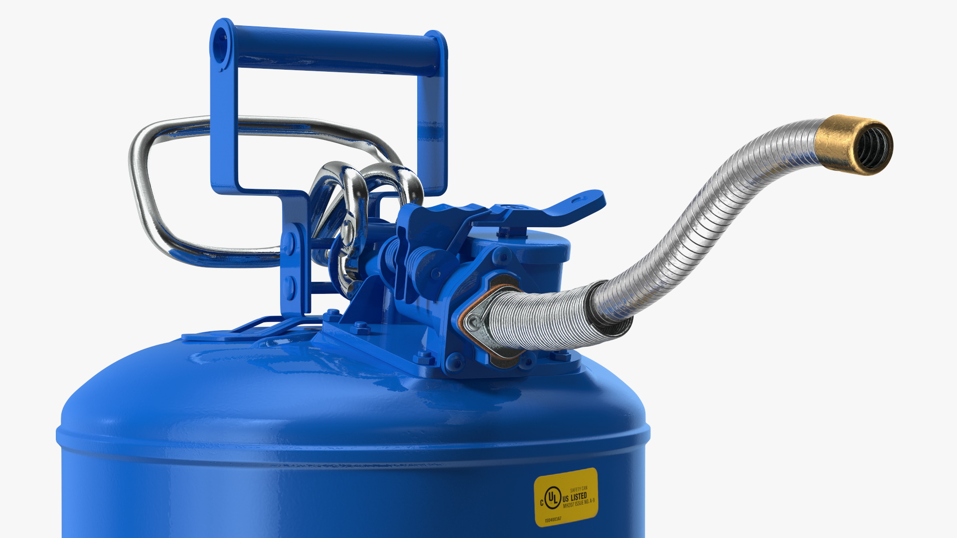 Safety Fuel Can Five Gallon Blue 3D