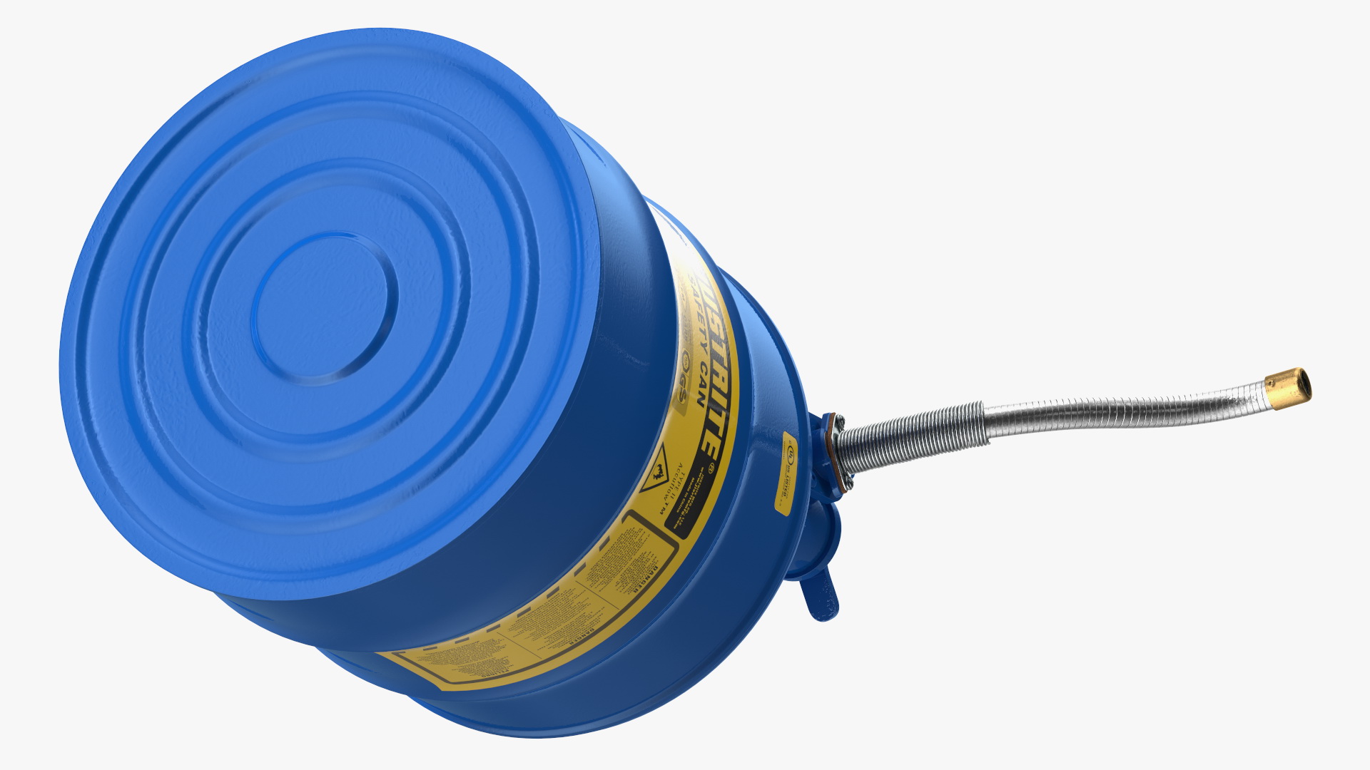 Safety Fuel Can Five Gallon Blue 3D