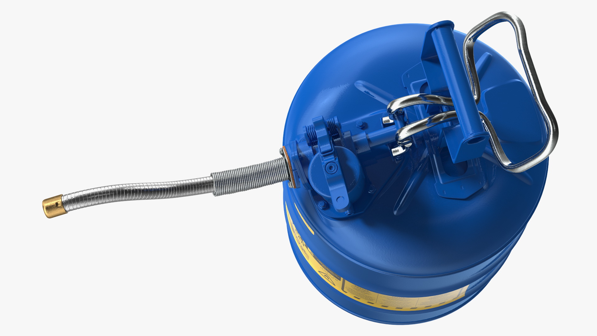 Safety Fuel Can Five Gallon Blue 3D