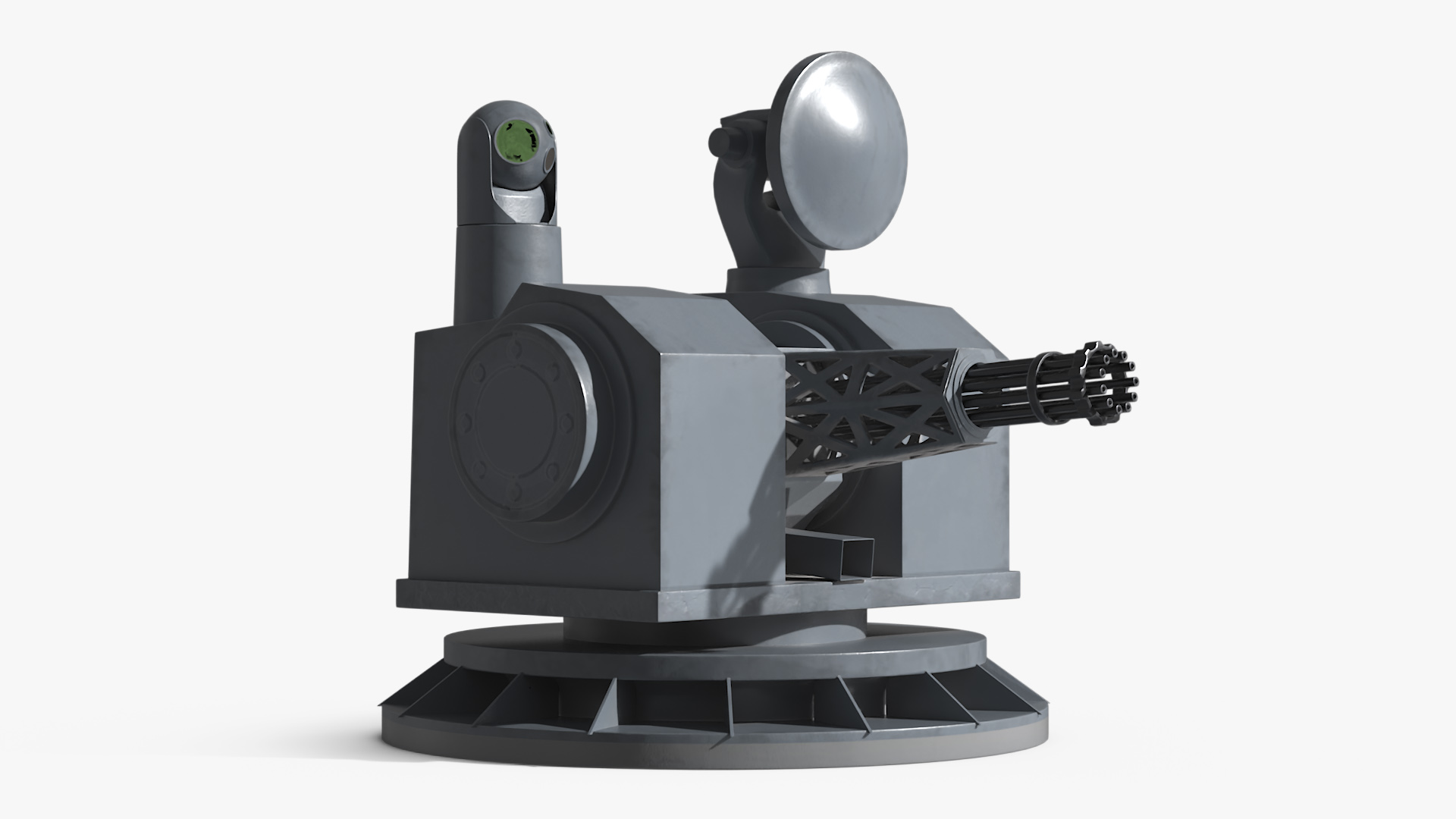 Type 1130 11-Barrel 30mm CIWS 3D model