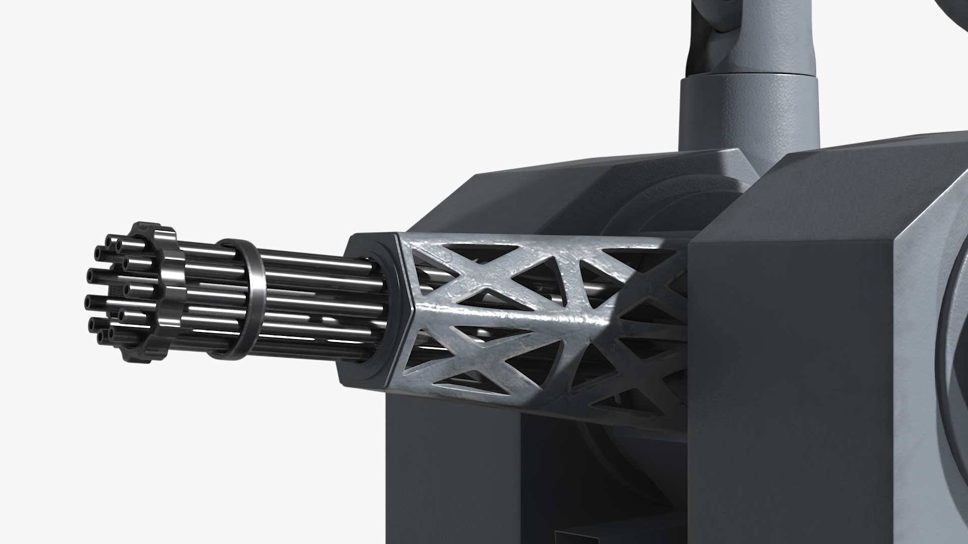 Type 1130 11-Barrel 30mm CIWS 3D model