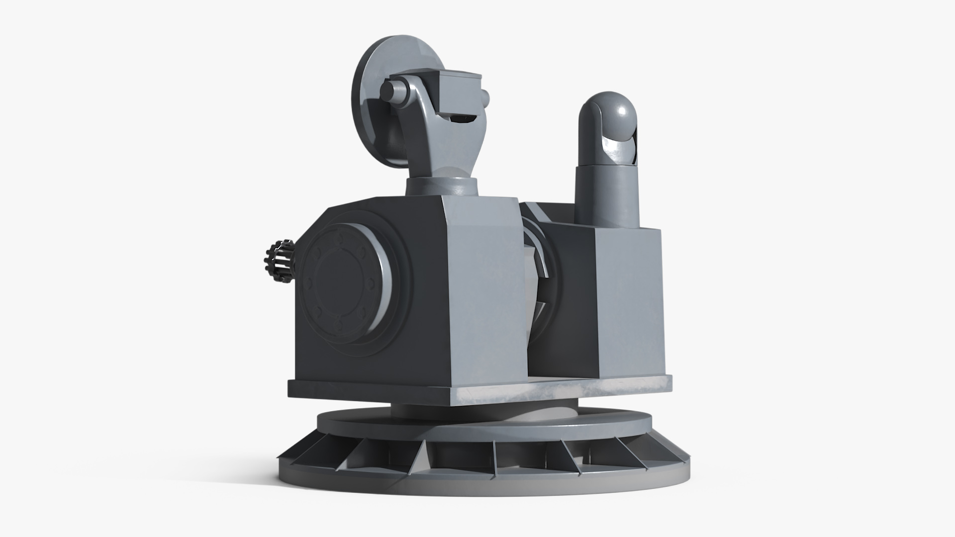 Type 1130 11-Barrel 30mm CIWS 3D model