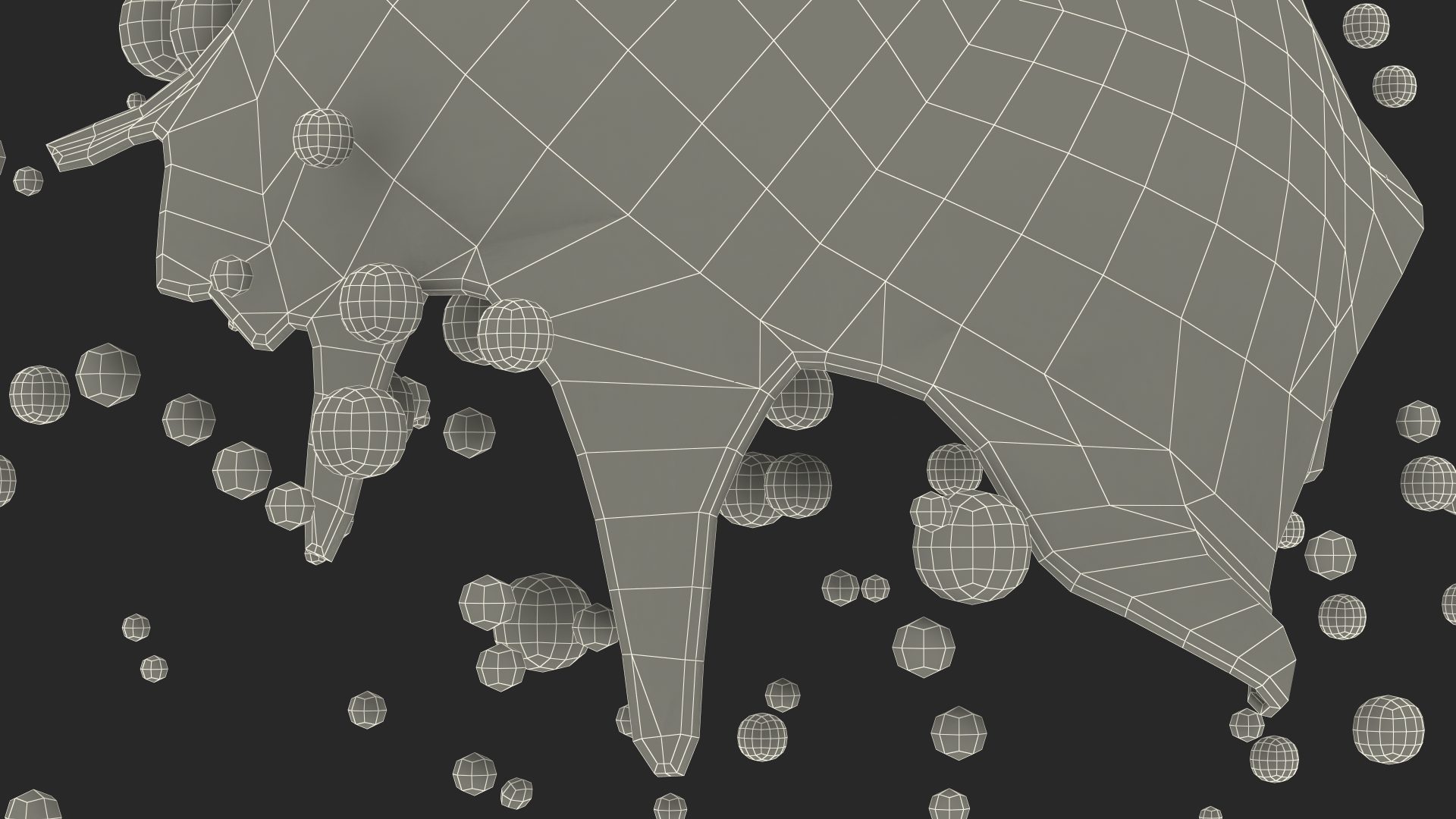 3D model Soap Bubble Burst Stage 7