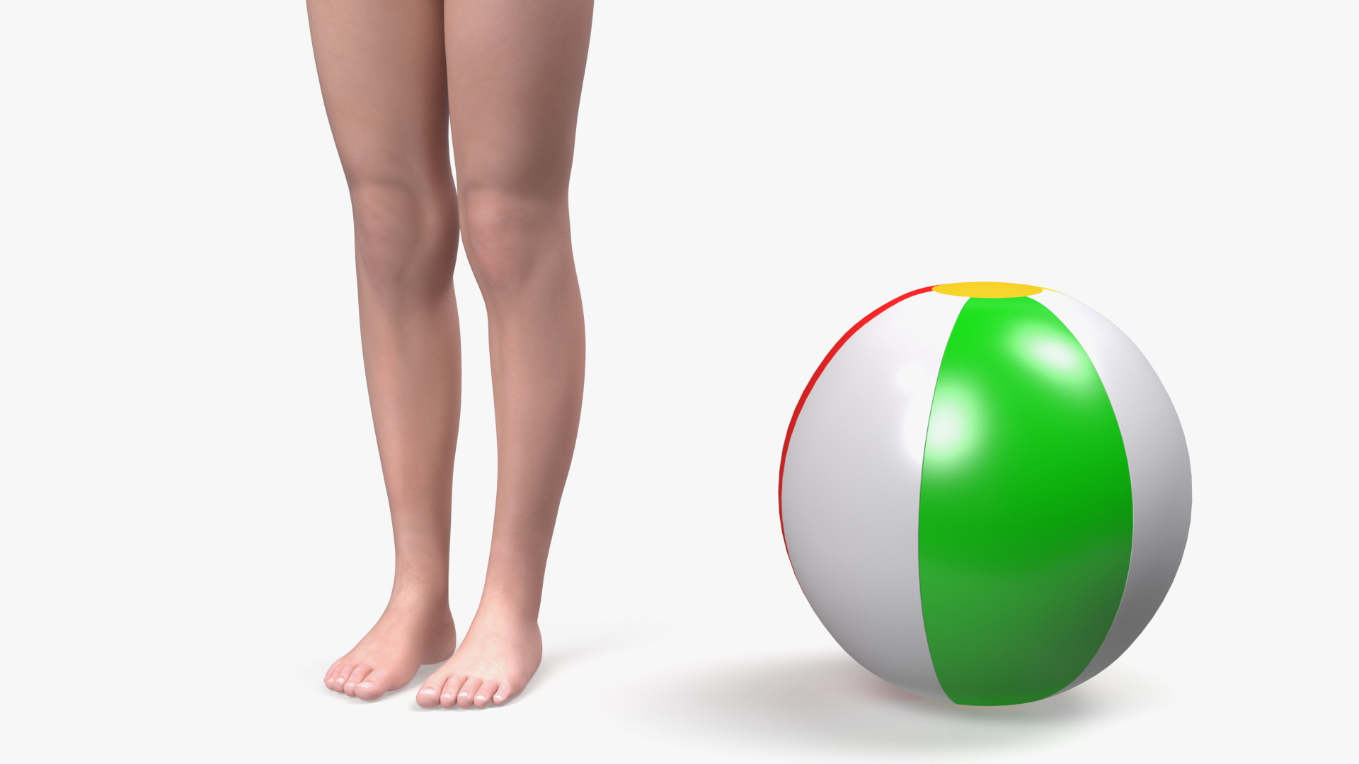 Child Boy Beach Style Rigged for Cinema 4D 3D