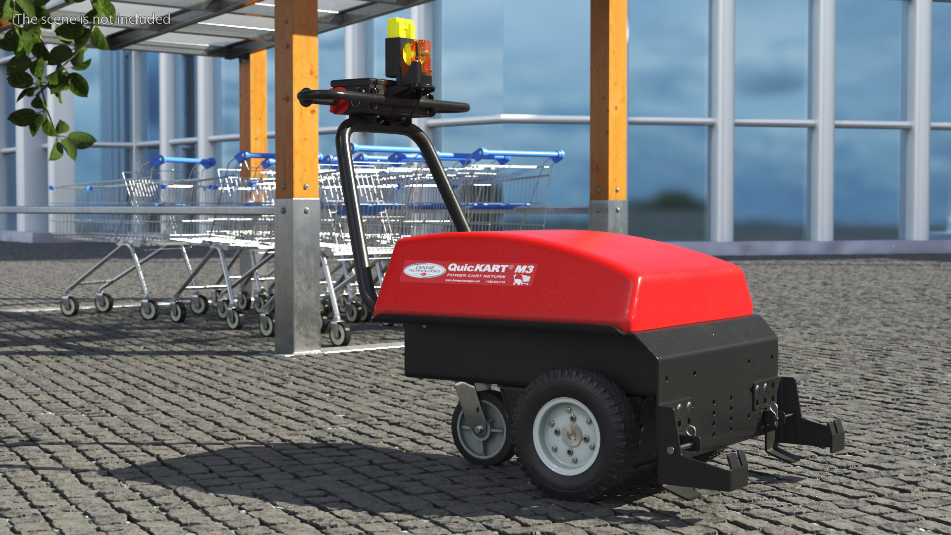 Shopping Cart Retriever QuicKART M3 New 3D model