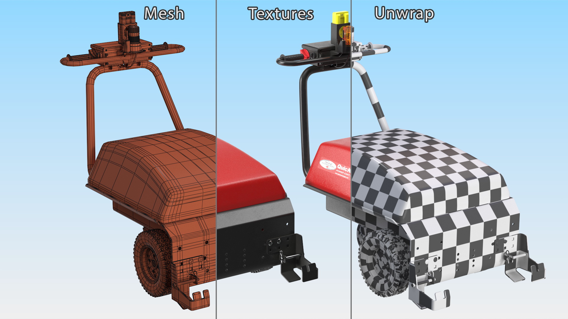 Shopping Cart Retriever QuicKART M3 New 3D model