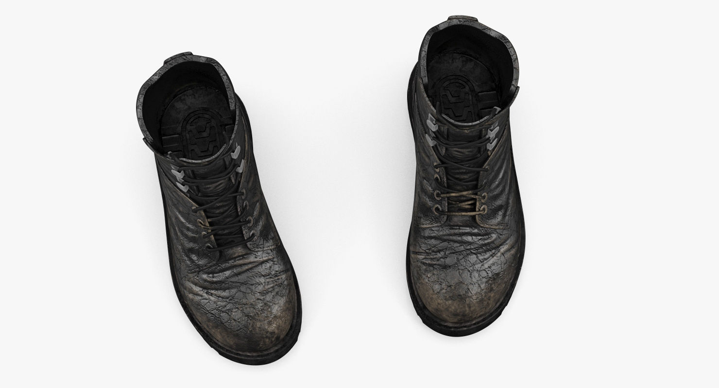 3D Vintage Boots model