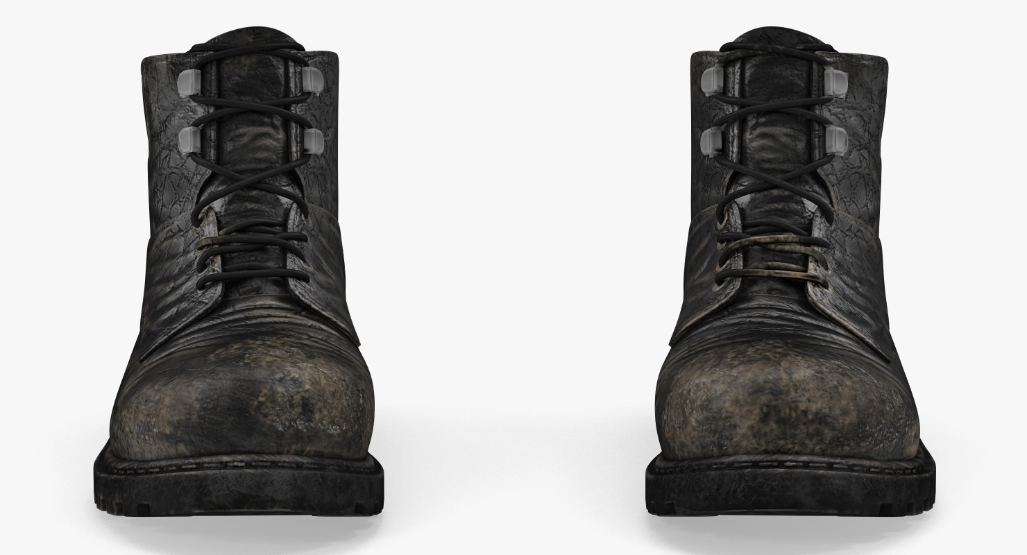 3D Vintage Boots model