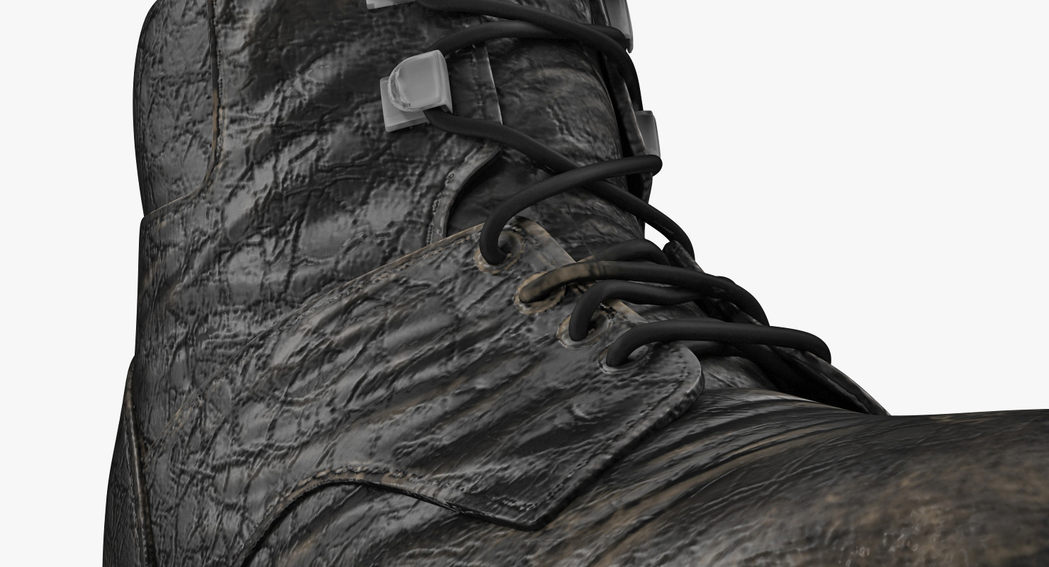 3D Vintage Boots model