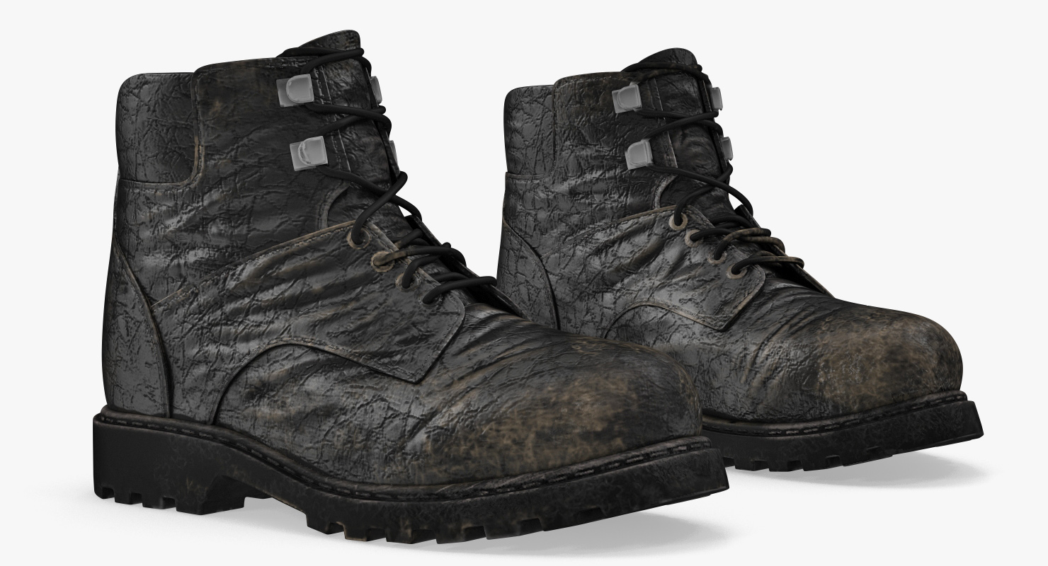 3D Vintage Boots model