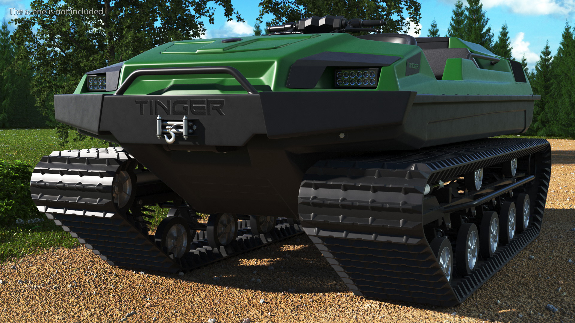 Tinger Track No Roof Rigged 3D