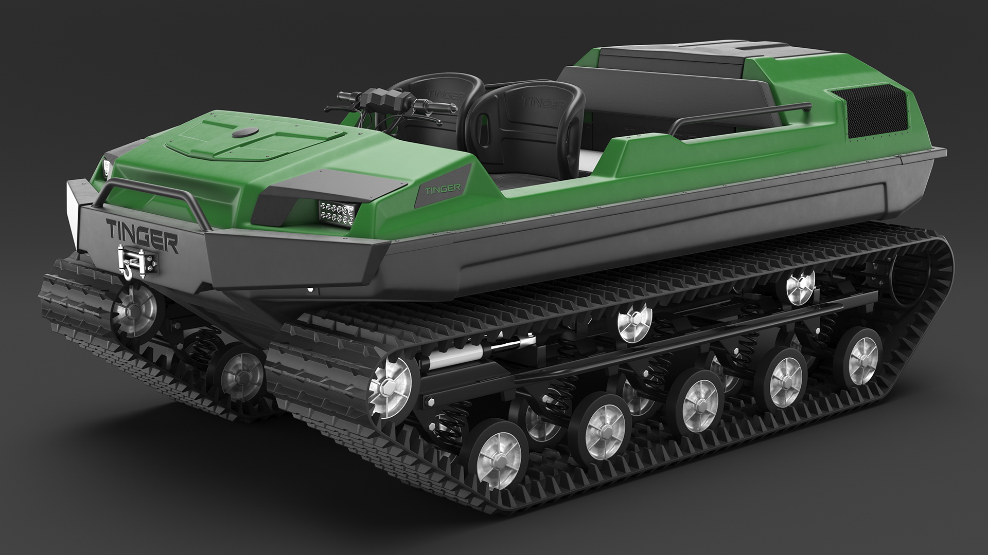 Tinger Track No Roof Rigged 3D