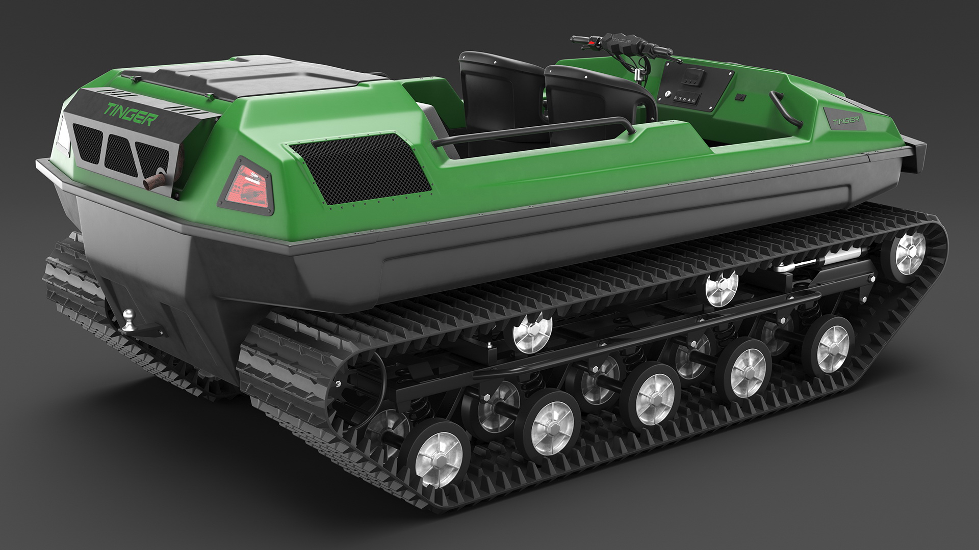 Tinger Track No Roof Rigged 3D
