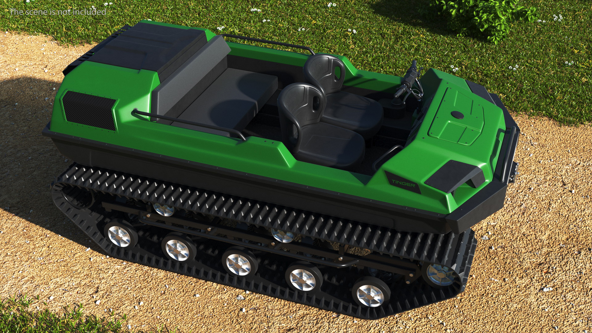 Tinger Track No Roof Rigged 3D