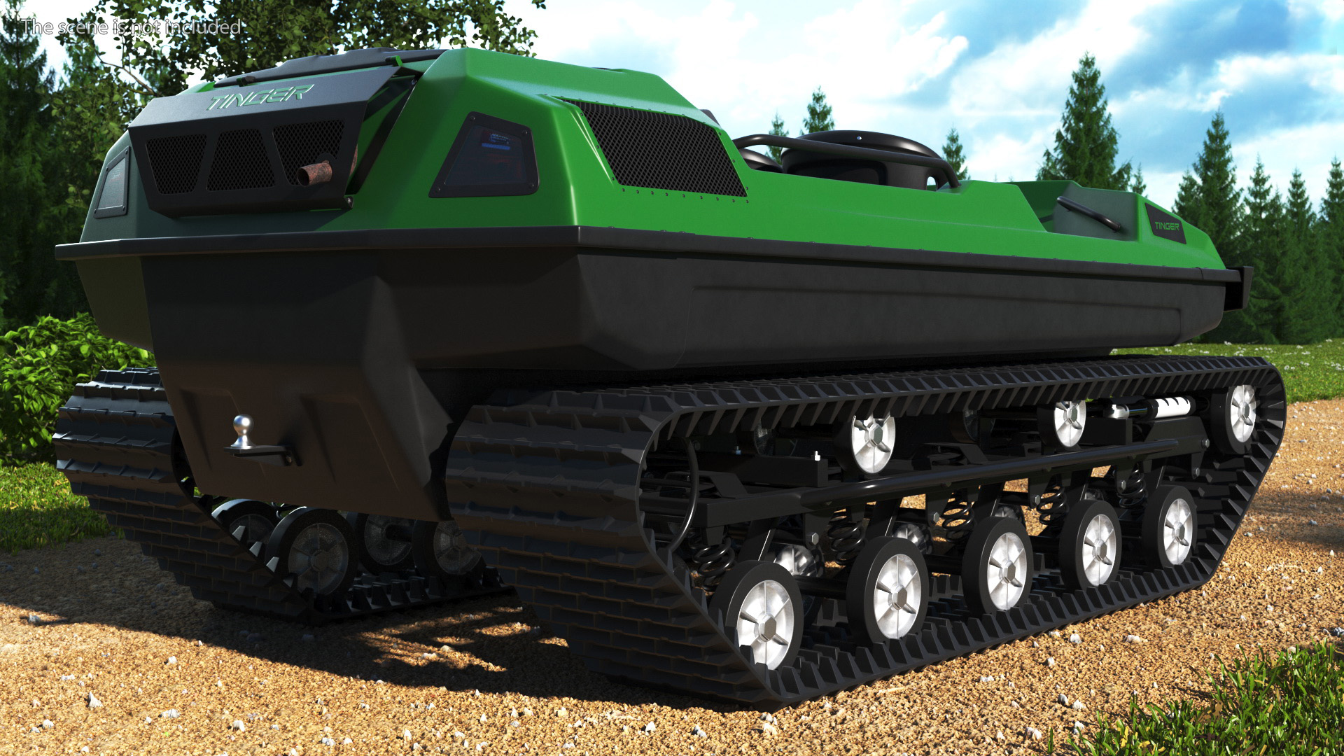 Tinger Track No Roof Rigged 3D