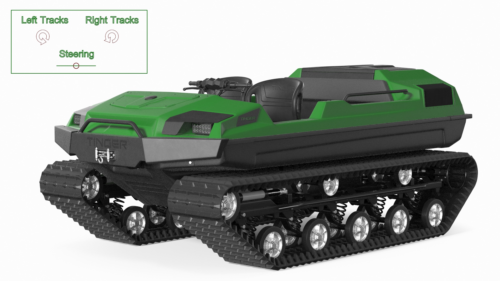 Tinger Track No Roof Rigged 3D