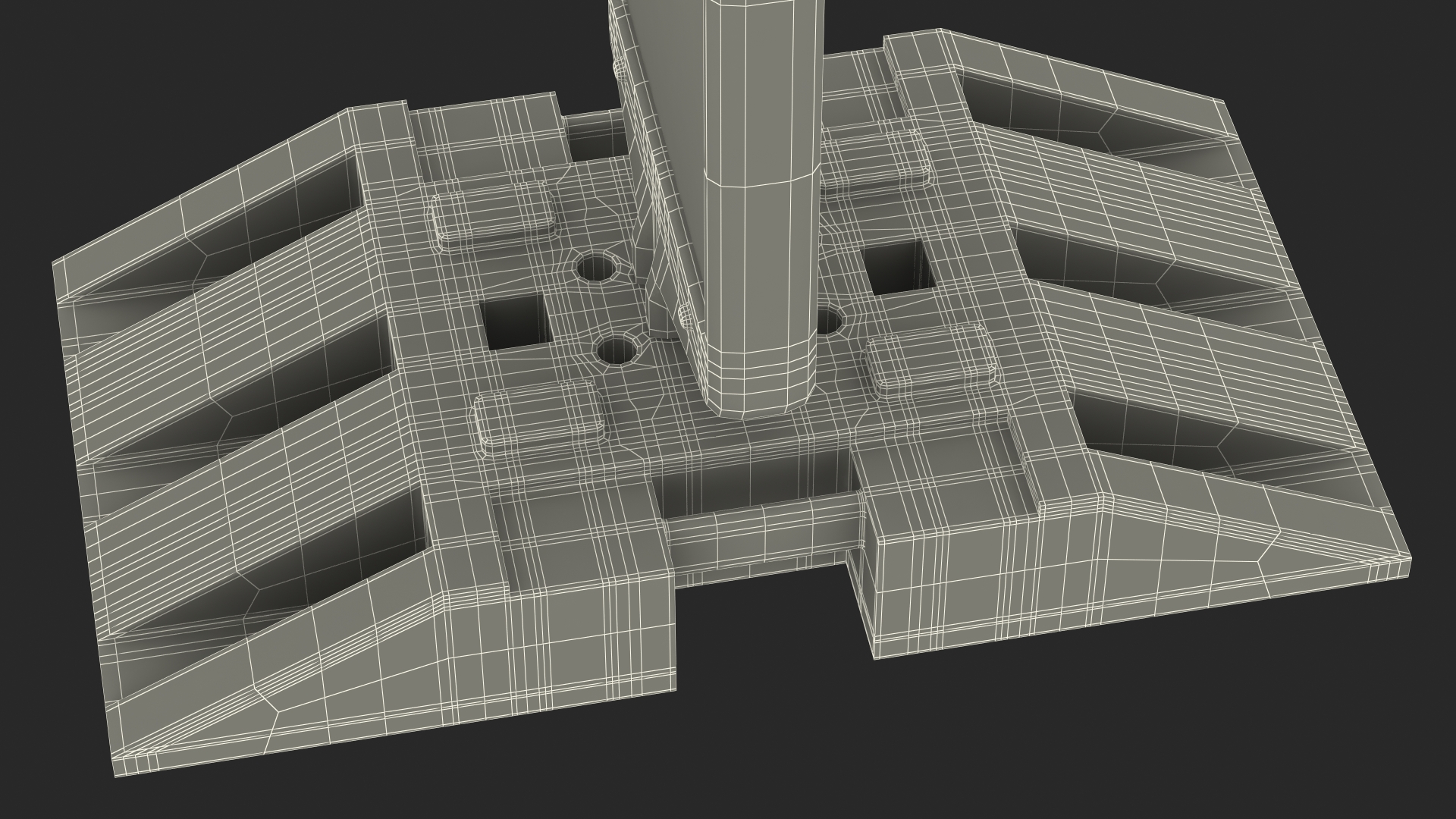 3D Reflective Beacon for Roadworks Type 2 model