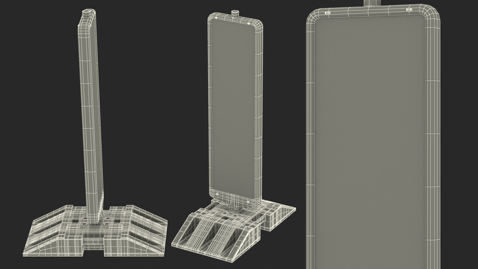 3D Reflective Beacon for Roadworks Type 2 model
