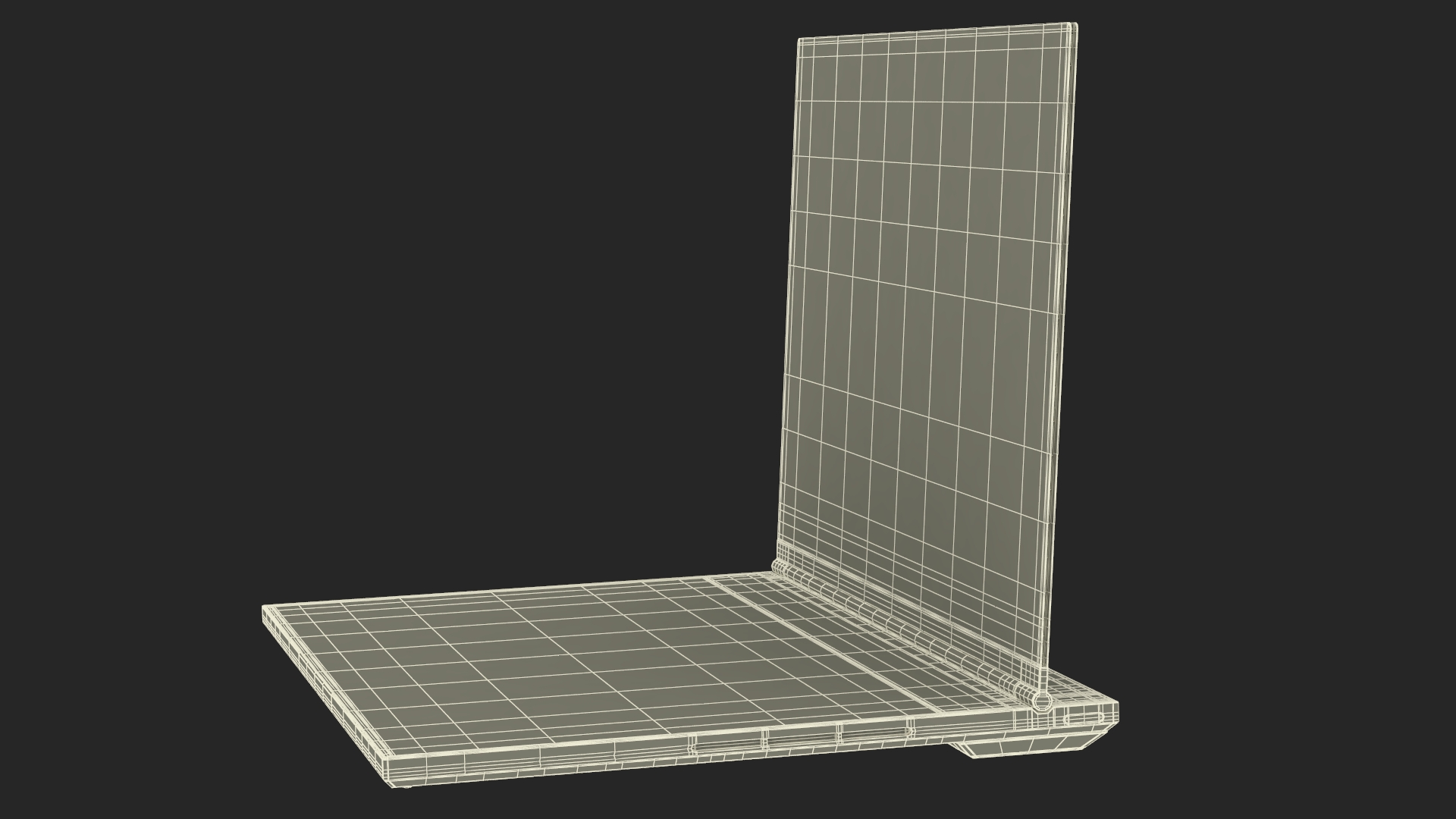 Futuristic Holographic Laptop 3D model