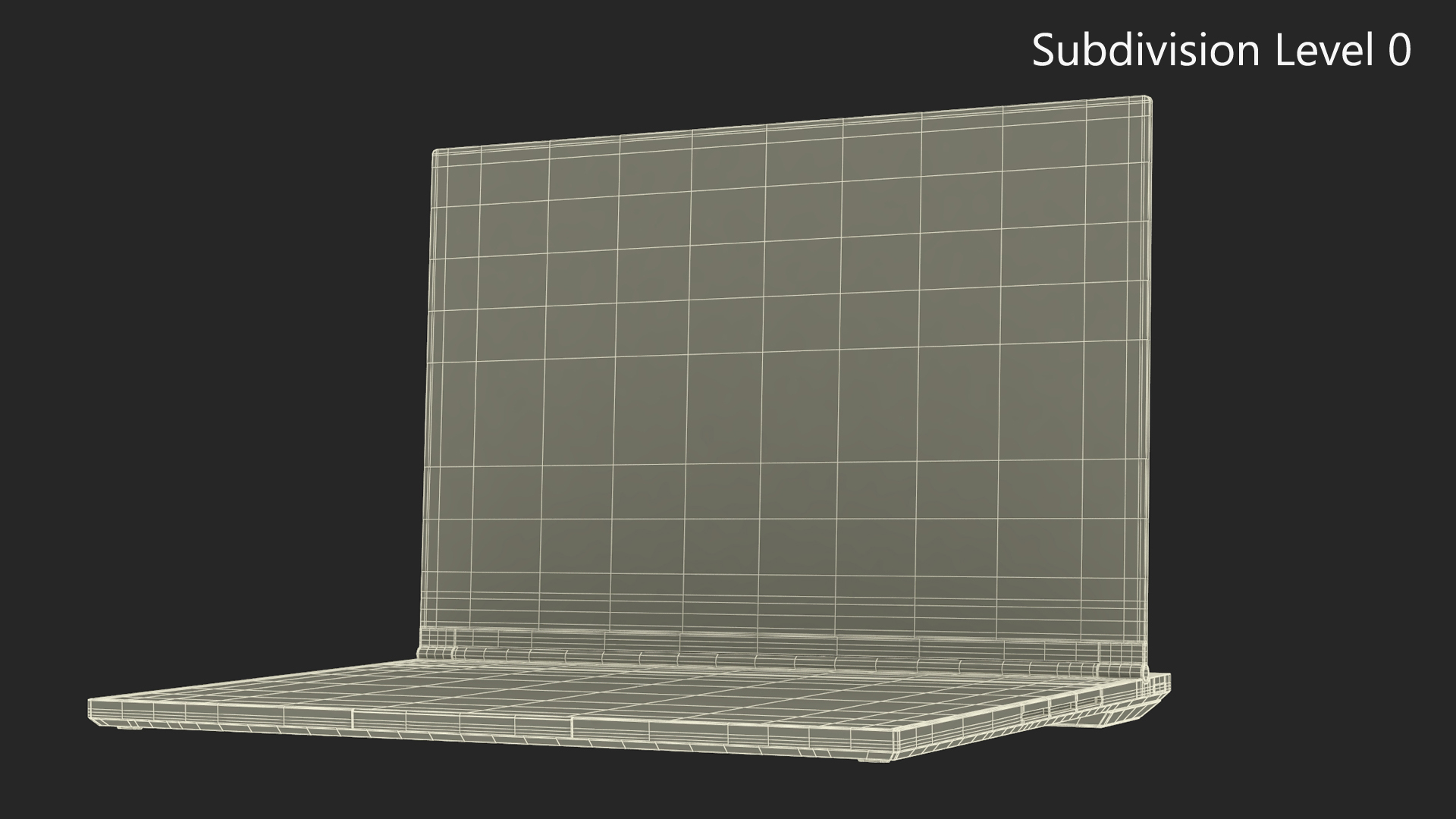 Futuristic Holographic Laptop 3D model