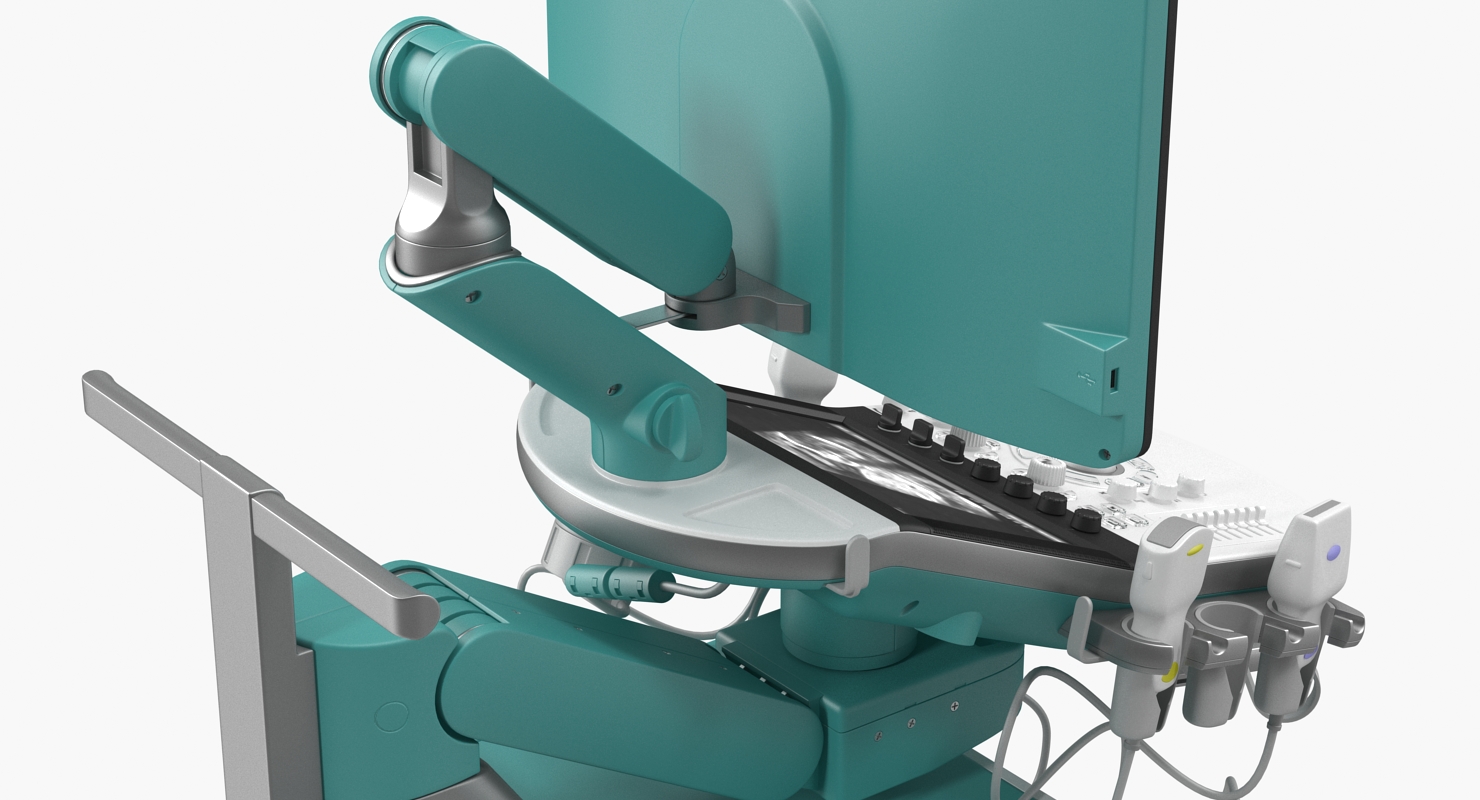 3D Ultrasound Machine Generic Rigged model