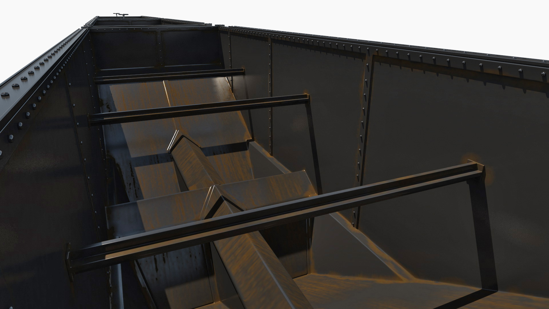 3D Norfolk Southern ES44AC Locomotive with Coal Hopper Cars