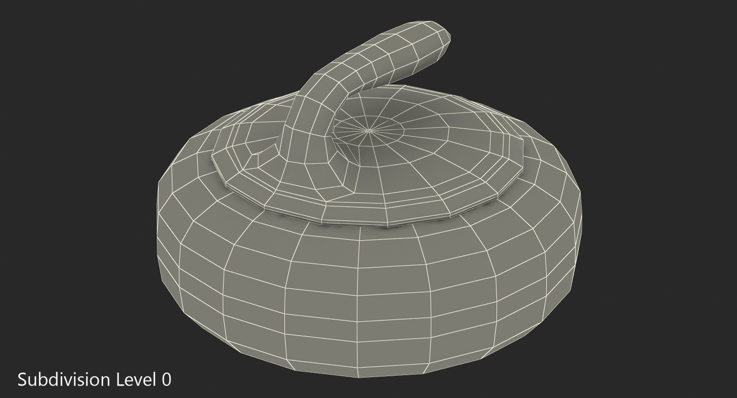 Curling Rock 3D