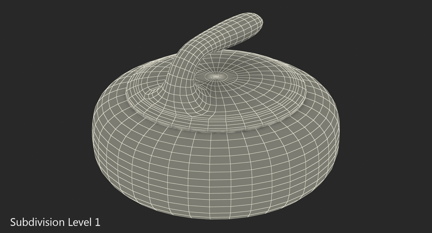 Curling Rock 3D