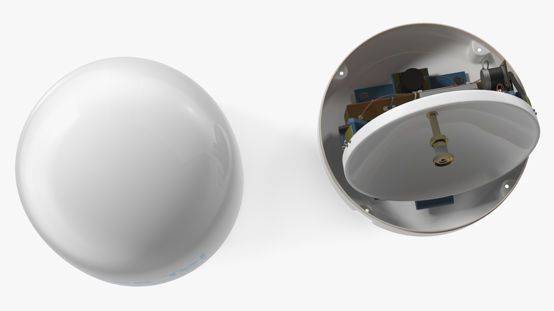 Satellite Antenna Sea Tel Cobham 3D