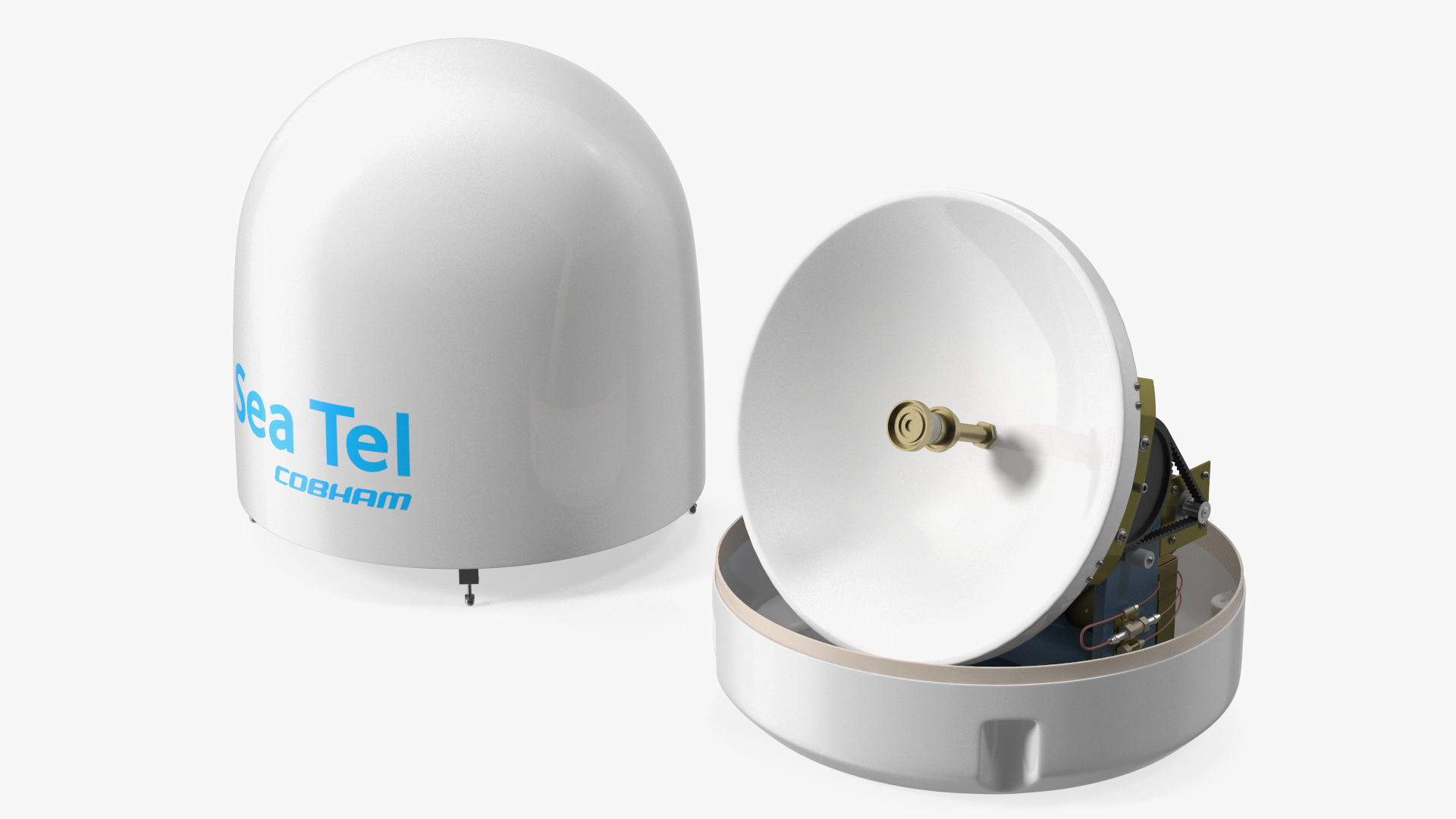 Satellite Antenna Sea Tel Cobham 3D