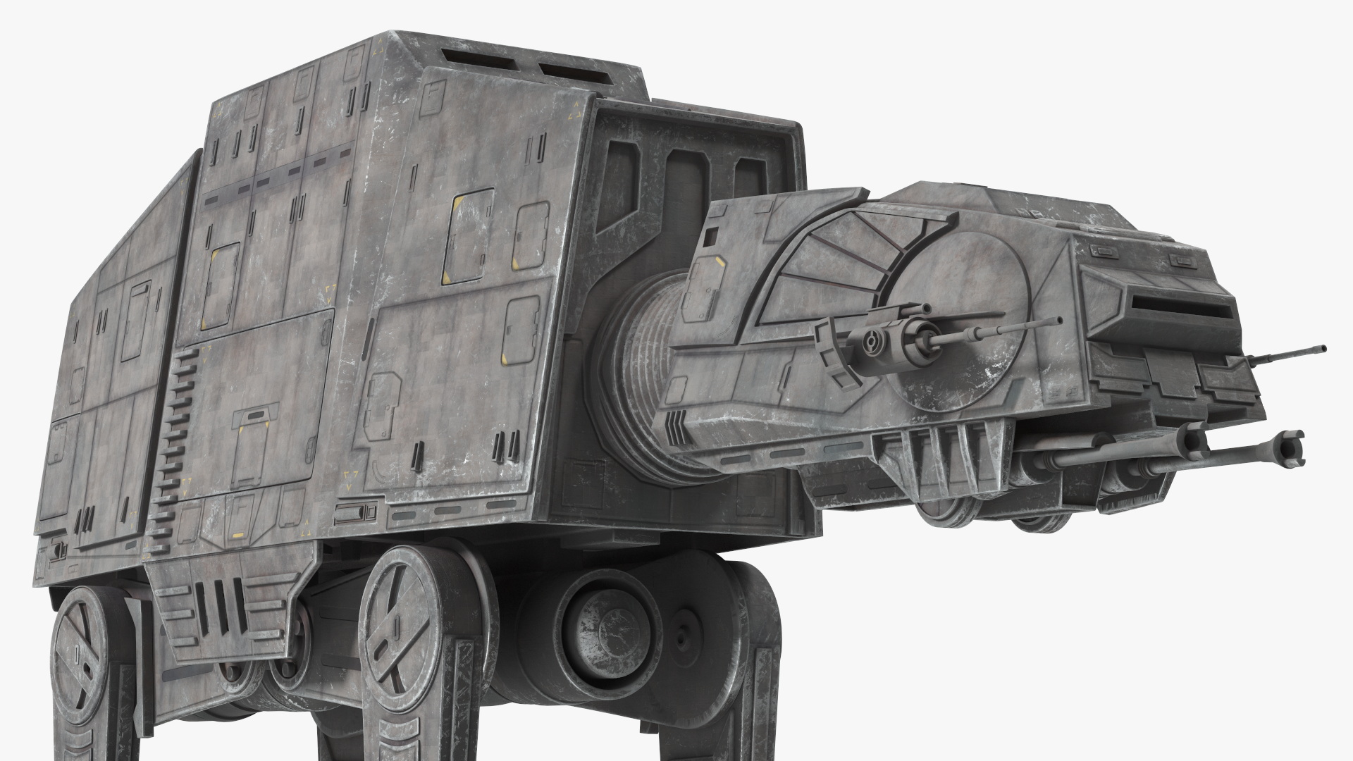 Star Wars AT AT Light Rigged for Maya 3D