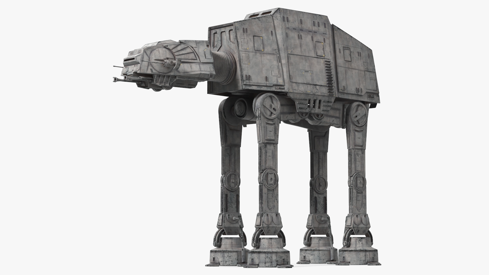 Star Wars AT AT Light Rigged for Maya 3D