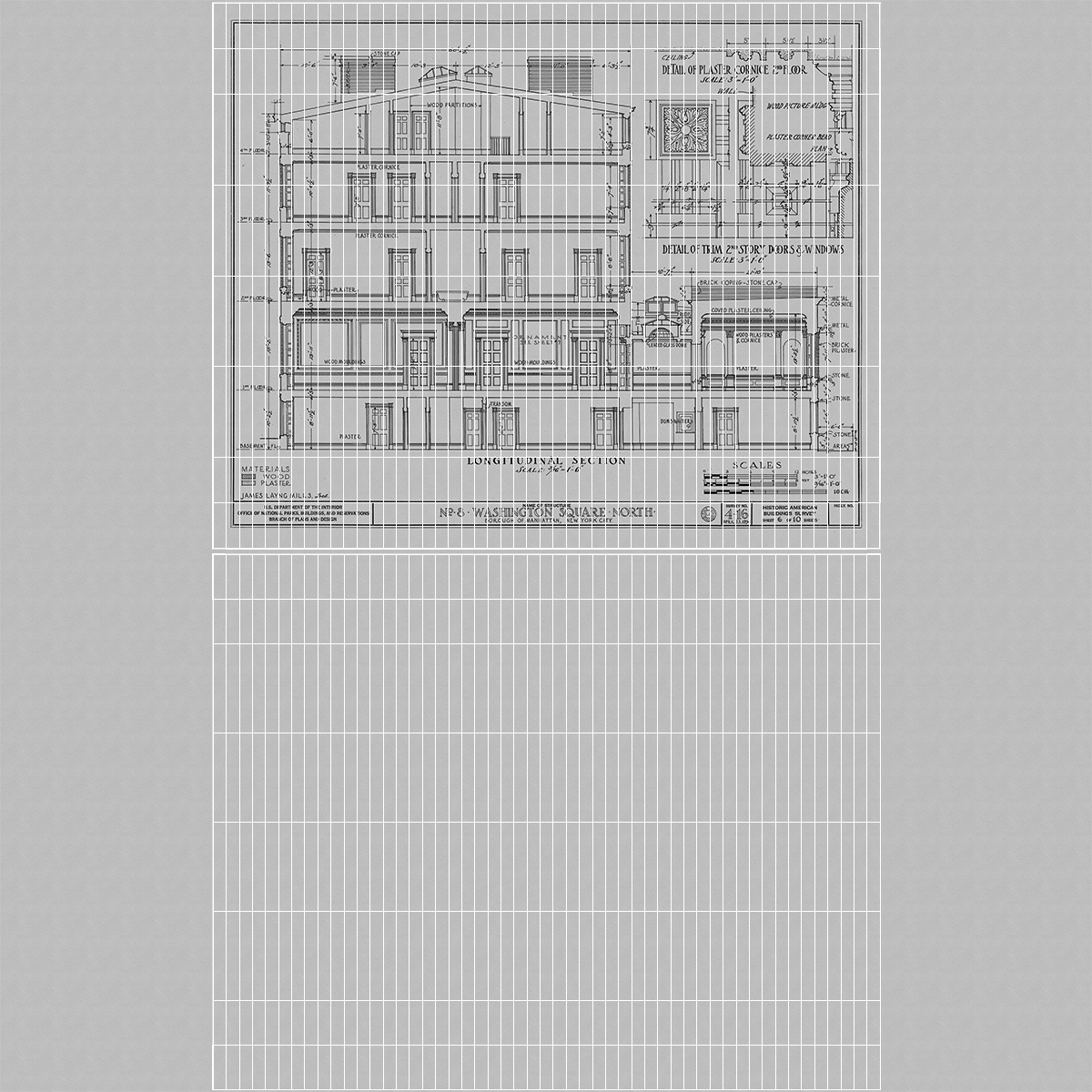 House Construction On Blueprints 3D