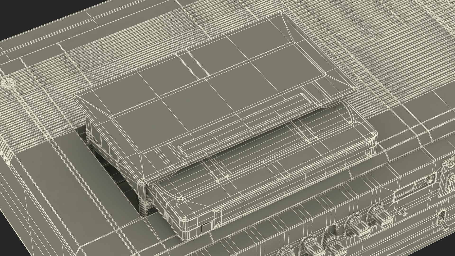 VHS Player with Cassette 3D model