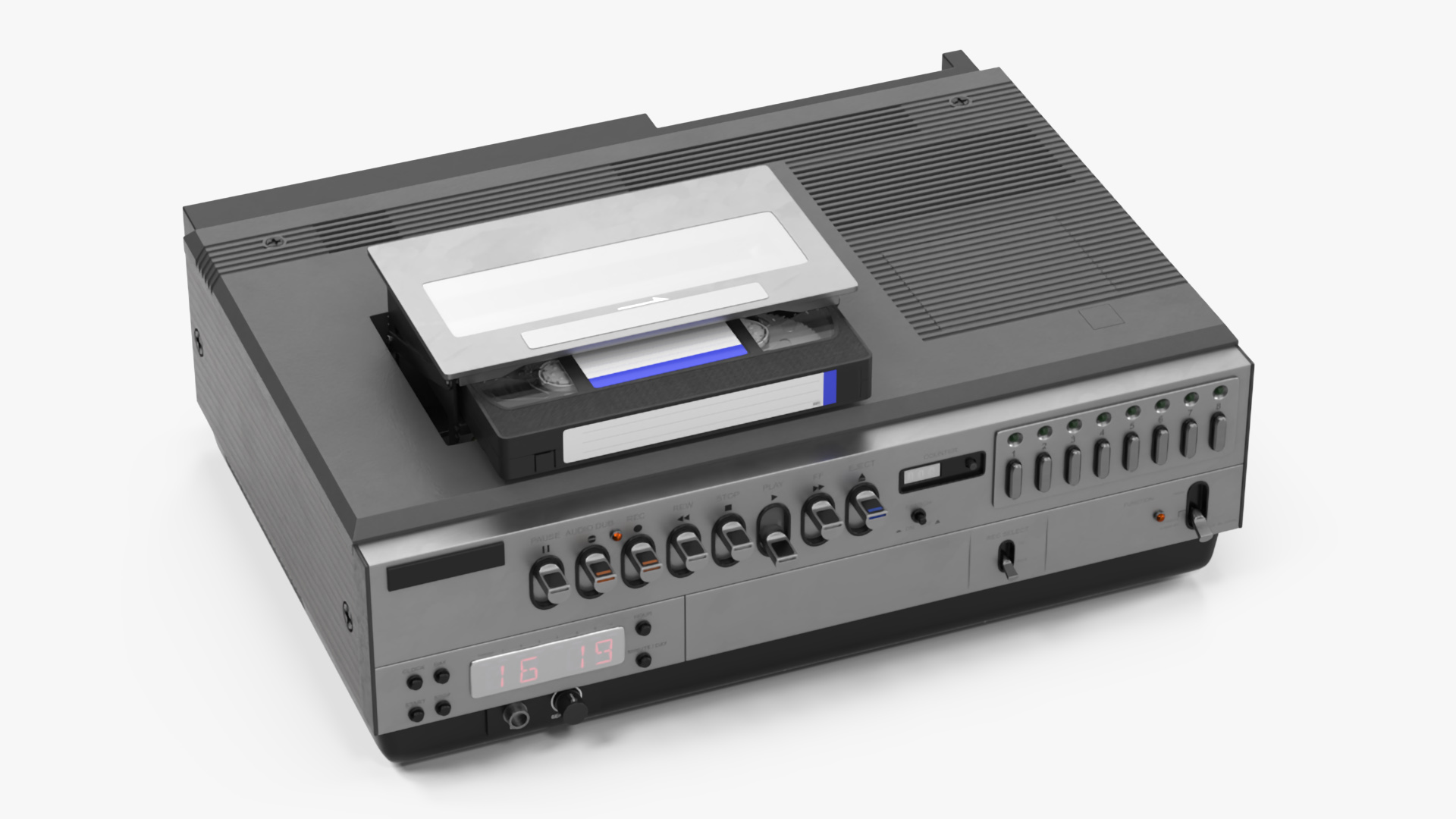 VHS Player with Cassette 3D model