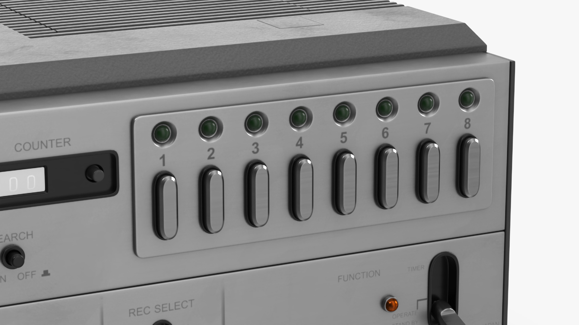 VHS Player with Cassette 3D model