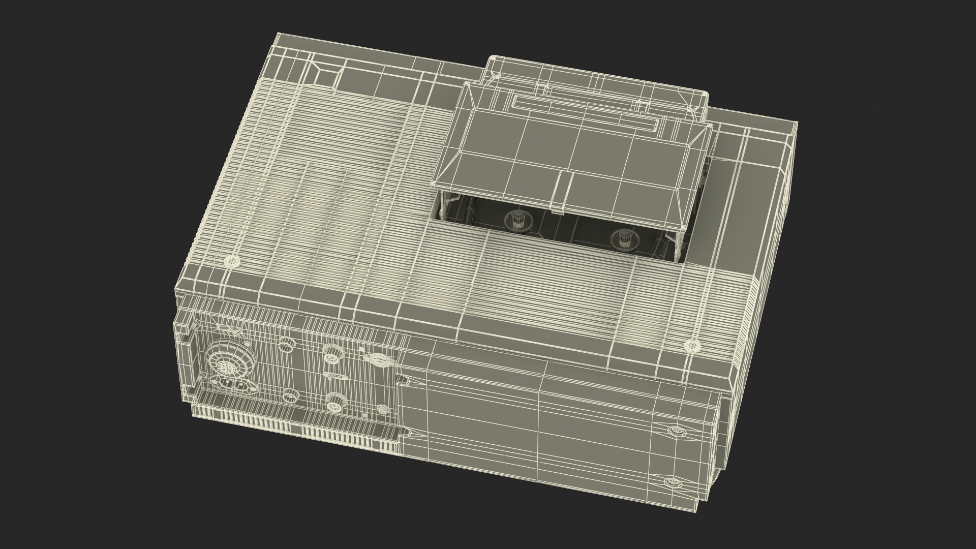 VHS Player with Cassette 3D model