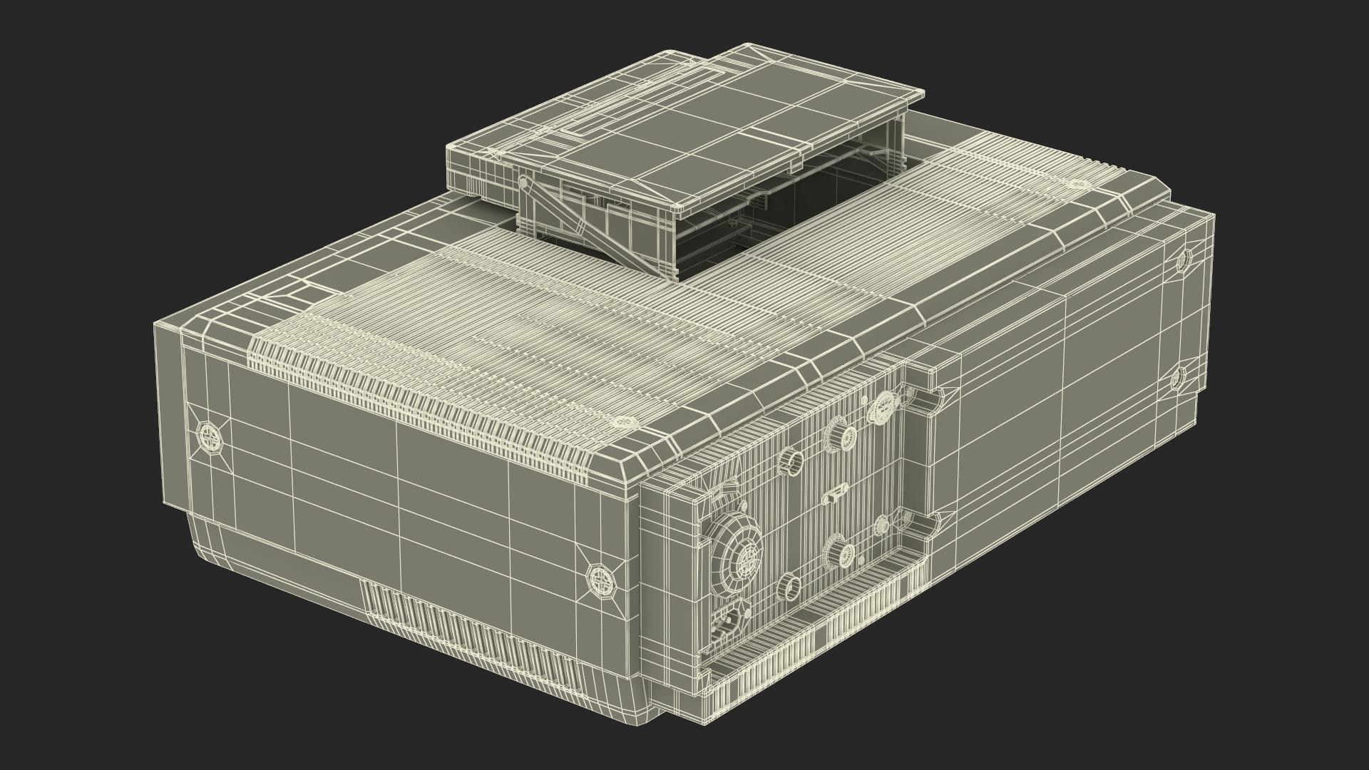 VHS Player with Cassette 3D model