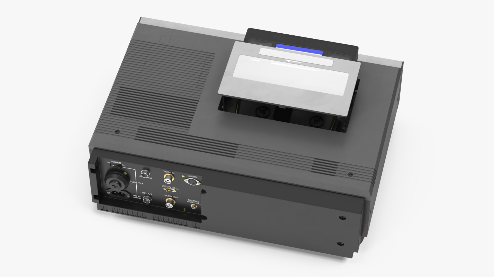 VHS Player with Cassette 3D model