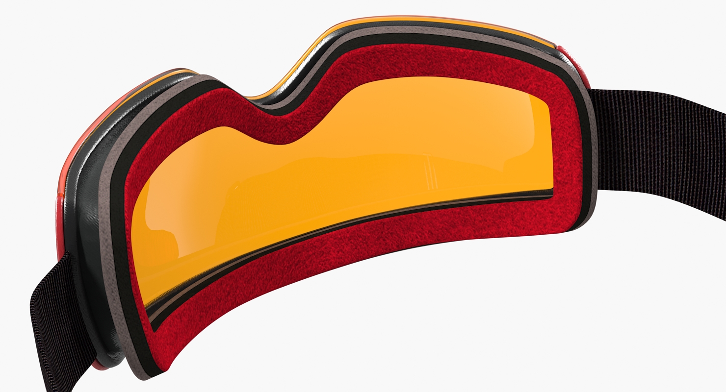 3D Ski Goggles Atomic model
