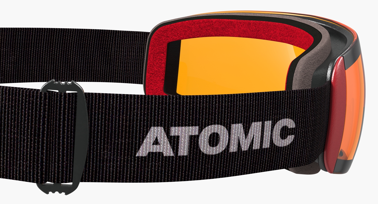 3D Ski Goggles Atomic model