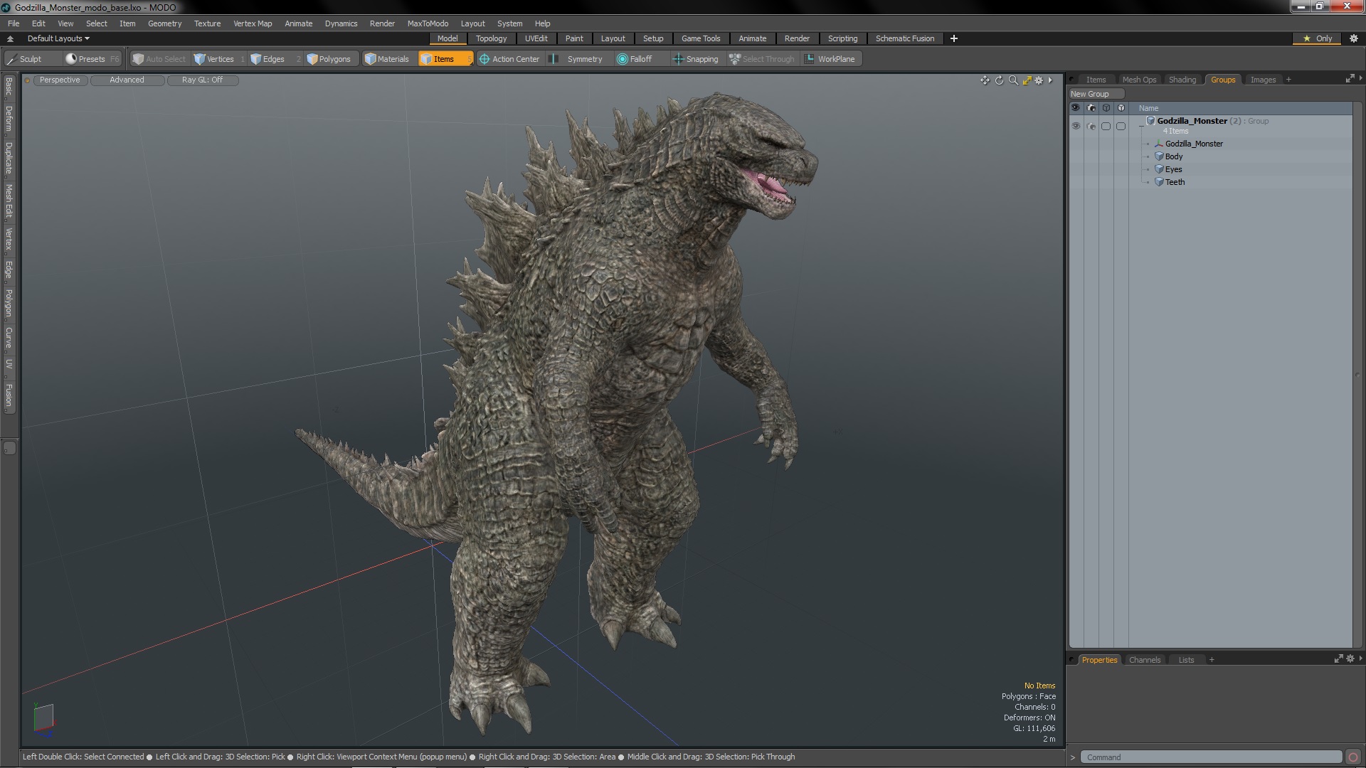 3D Godzilla Monster