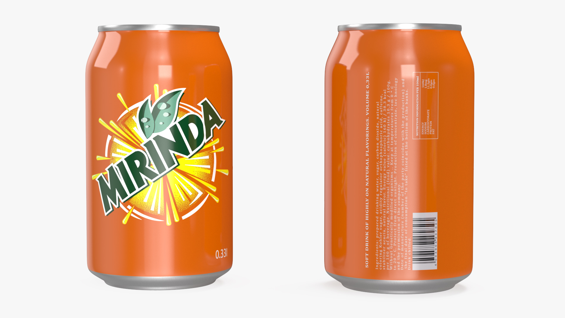 3D Mirinda Orange 033L Can model