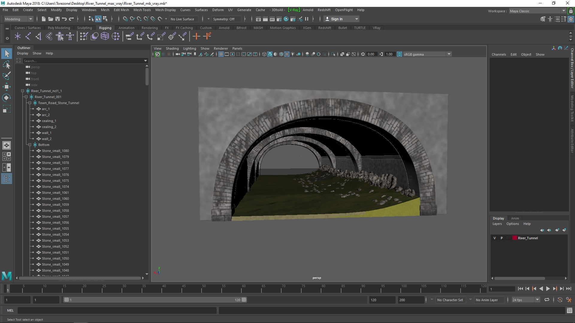 River Tunnel 3D