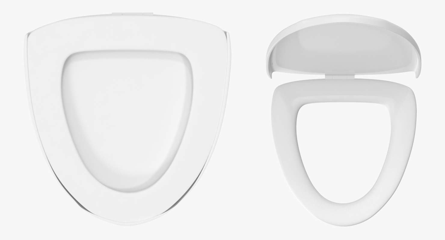 3D Closed Toilet Seat model
