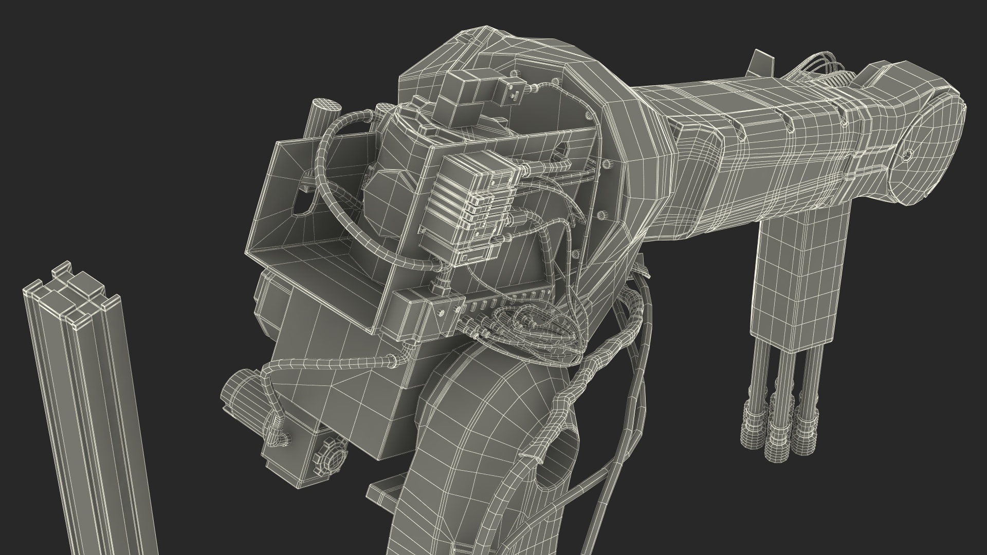 3D Sparrow Robotic Arm Amazon Rigged model