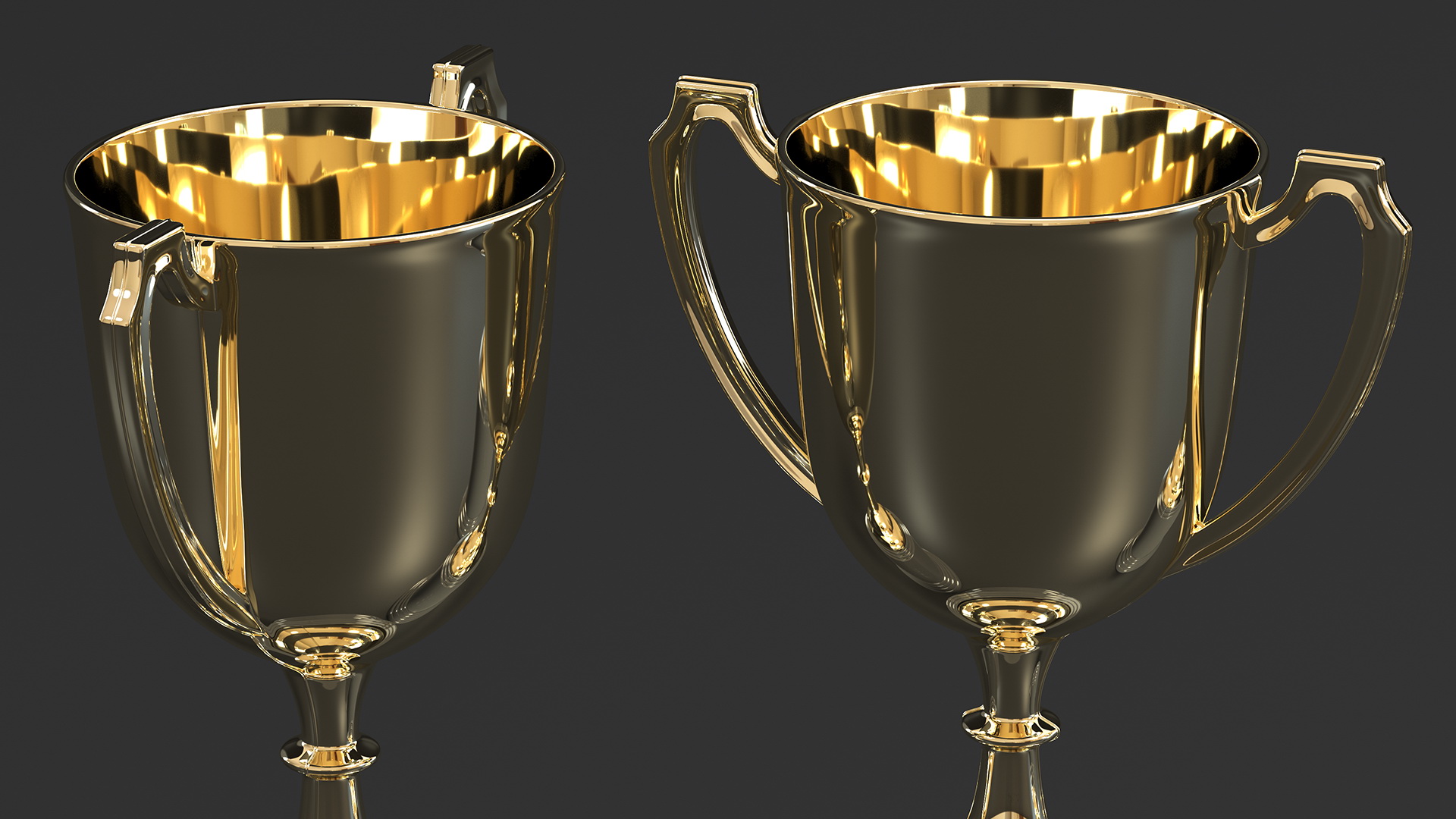 Brass Trophy 3D