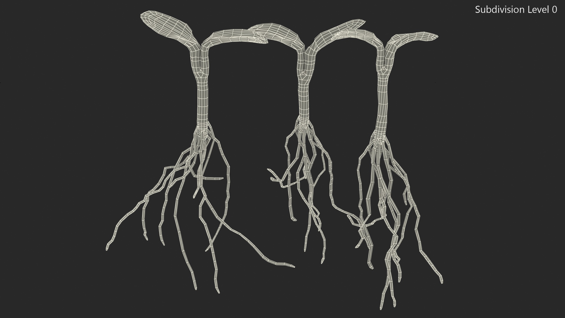 3D Sprout Roots Set