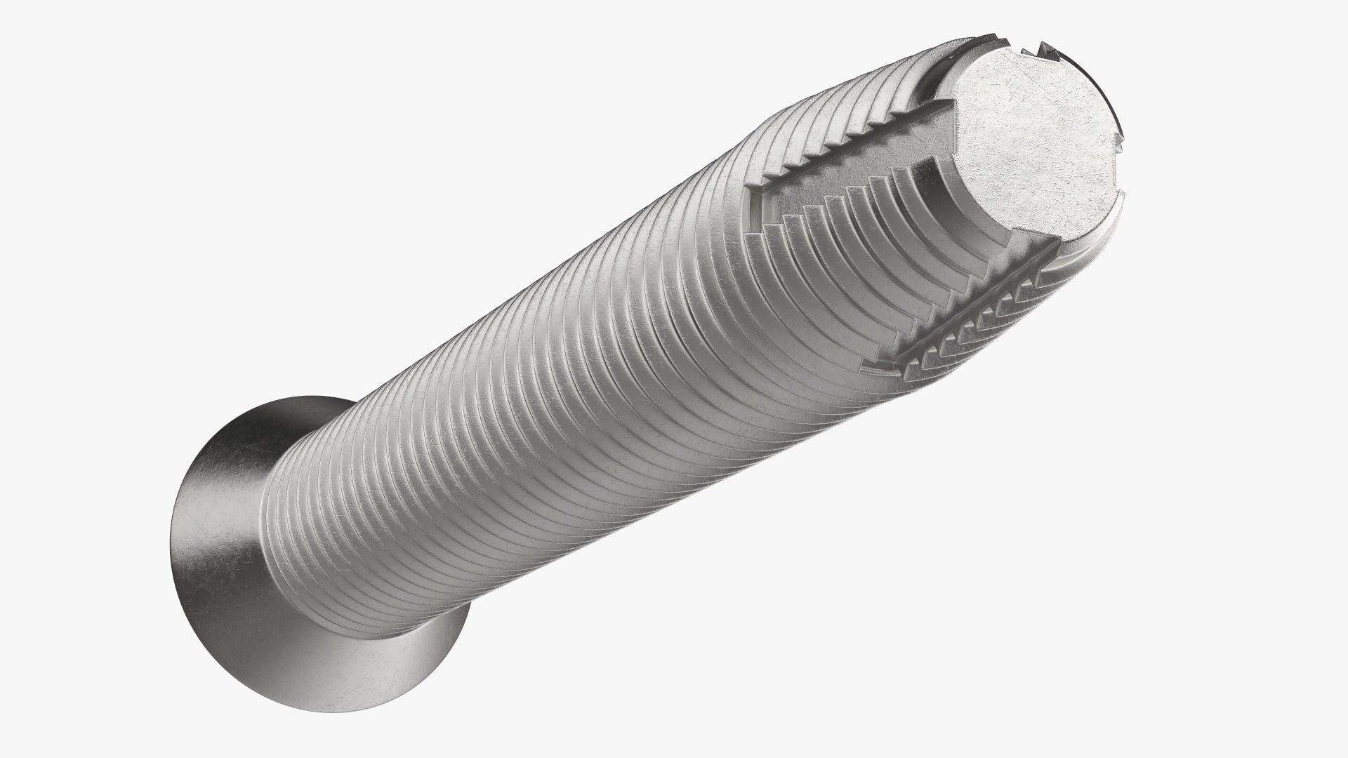 3D Thread Cutting Machine Screw model